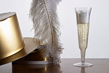 Polystyrene Champagne Glasses