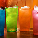 Plastic Soft Drinks Glasses